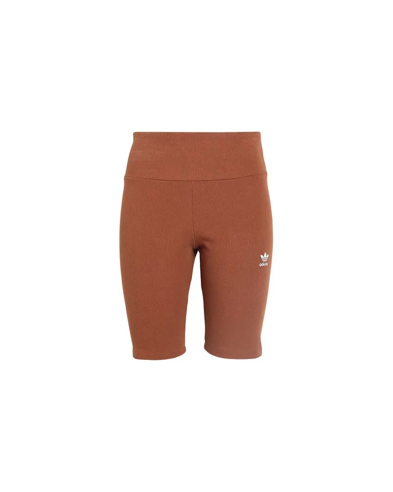 adidas Rib Shorts  - HOSEN & RÖCKE - Leggingsauf YOOX.COM Braun