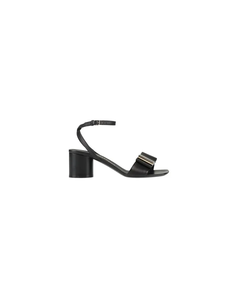 Ferragamo SCHUHE - Sandalenauf YOOX.COM Schwarz