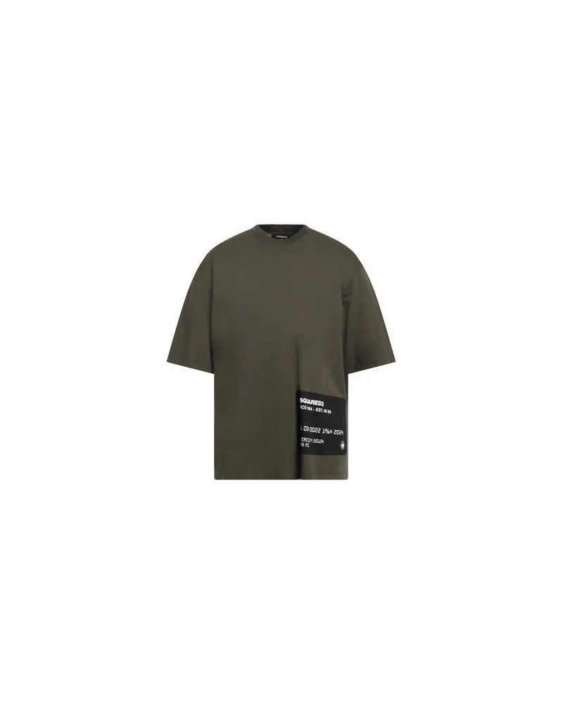 Dsquared2 TOPS - T-shirtsauf YOOX.COM Militärgrün