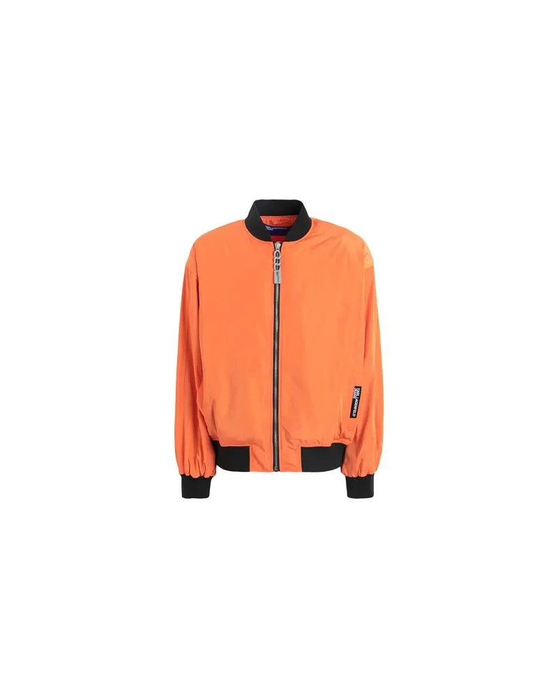 Karl Lagerfeld KLJ LOGO BOMBER JACKET  - JACKEN & MÄNTEL - Jacken und Anoraksauf YOOX.COM Orange