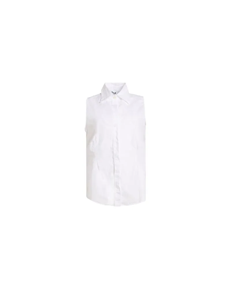 MSGM TOPS - Hemdenauf YOOX.COM Weiß