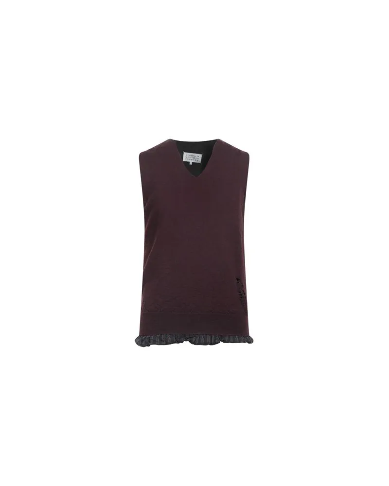 Maison Margiela STRICKWAREN - Pulloverauf YOOX.COM Pflaume