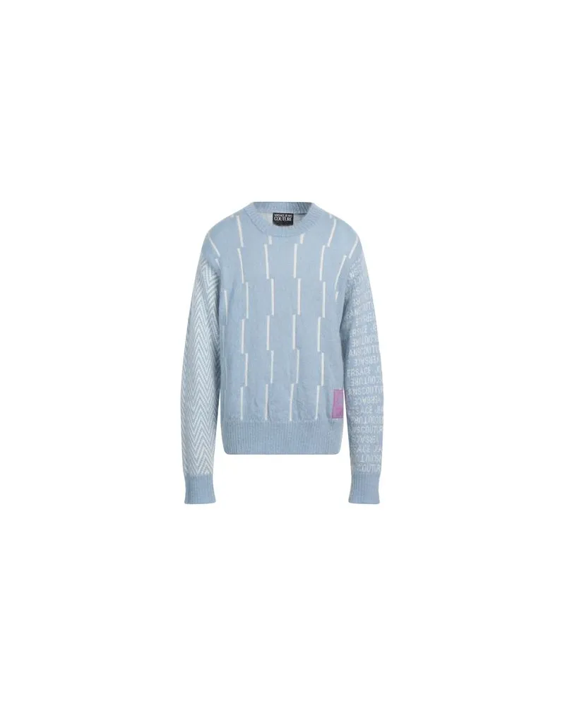 Versace Jeans STRICKWAREN - Pulloverauf YOOX.COM Himmelblau