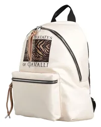 Roberto Cavalli Rucksack Cremeweiß