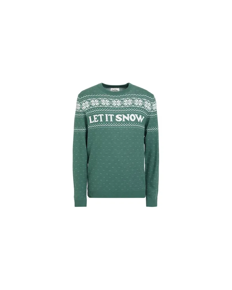 Jack & Jones STRICKWAREN - Pulloverauf YOOX.COM Smaragdgrün