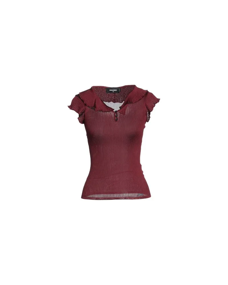 Dsquared2 TOPS - T-shirtsauf YOOX.COM Bordeaux