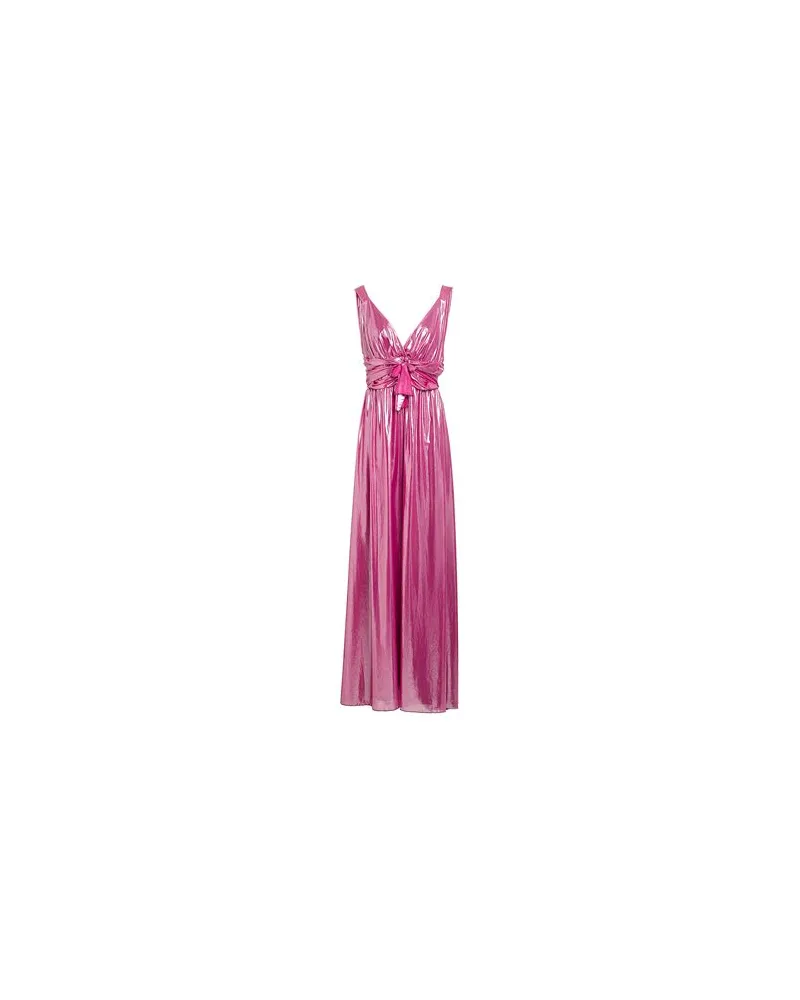 Biancoghiaccio KLEIDER - Maxi-Kleiderauf YOOX.COM Fuchsia