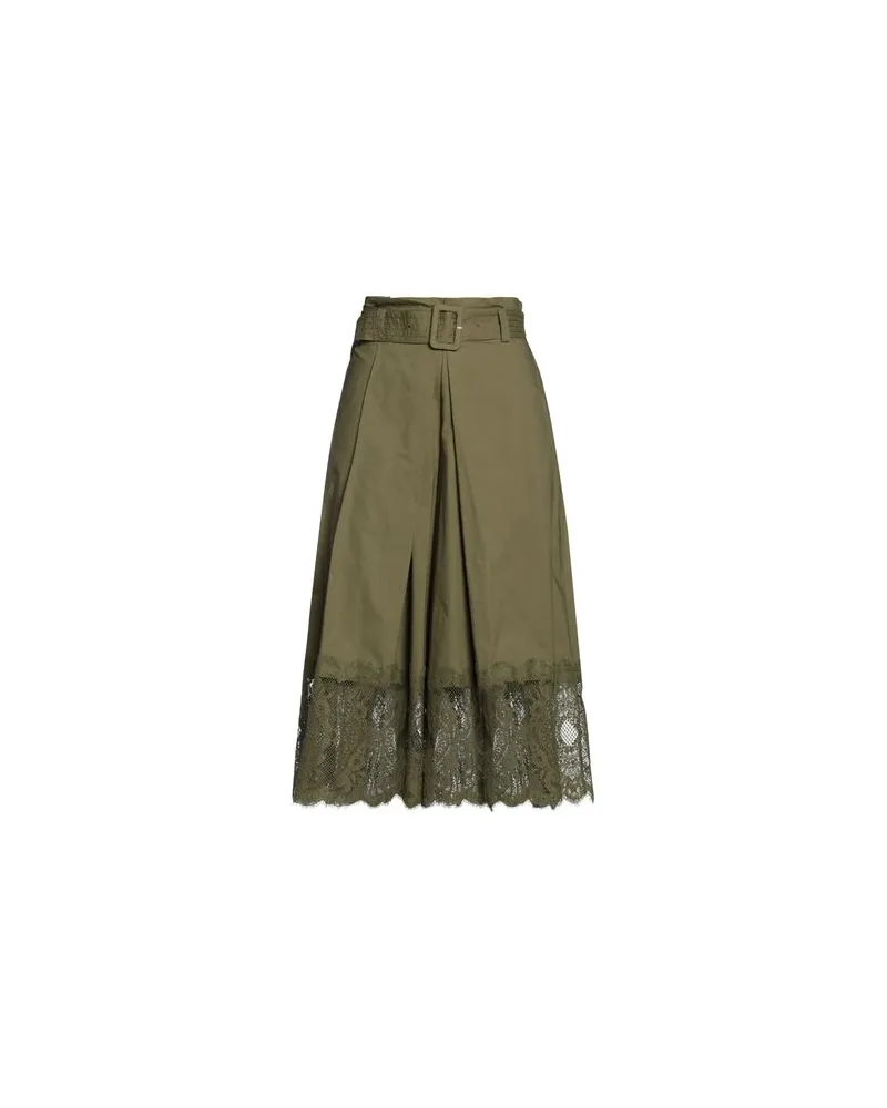 Twin-Set HOSEN & RÖCKE - Hosenauf YOOX.COM Militärgrün