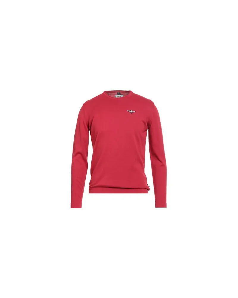 Aeronautica Militare STRICKWAREN - Pulloverauf YOOX.COM Rot