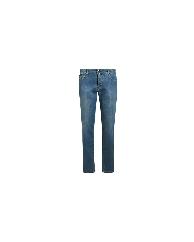 Luigi Borrelli HOSEN & RÖCKE - Jeanshosenauf YOOX.COM Blau