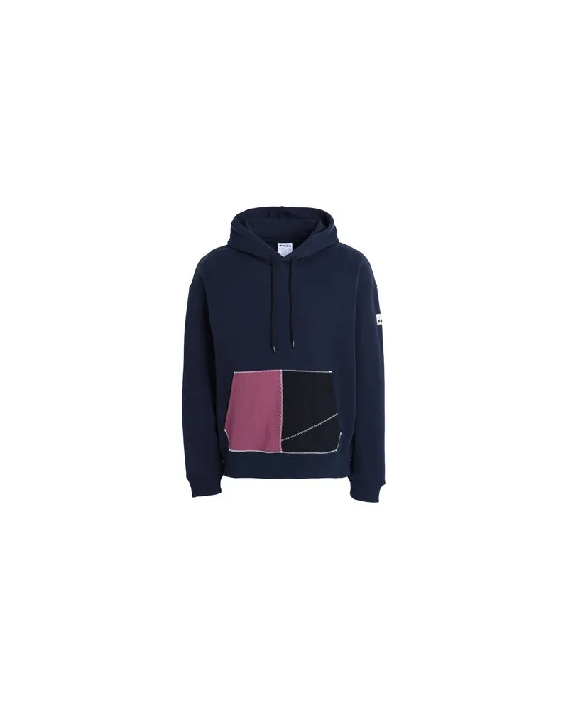 Diadora HOODIE 2030  - TOPS - Sweatshirtsauf YOOX.COM Marineblau