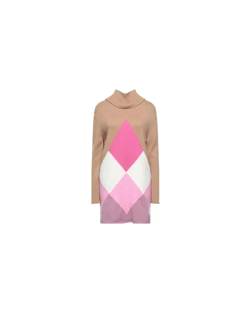 Semicouture KLEIDER - Mini-Kleiderauf YOOX.COM Kamel