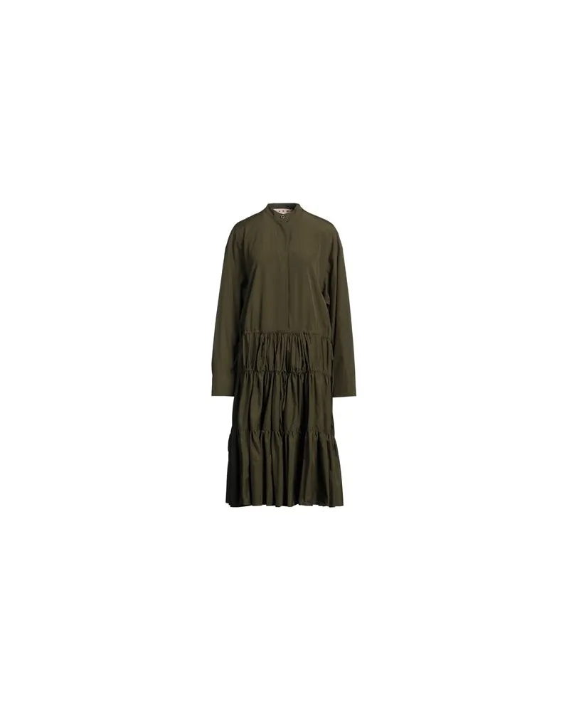 Marni KLEIDER - Midi-Kleiderauf YOOX.COM Militärgrün