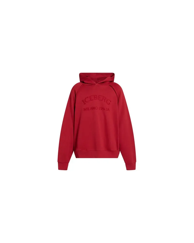 Iceberg TOPS - Sweatshirtsauf YOOX.COM Ziegelrot