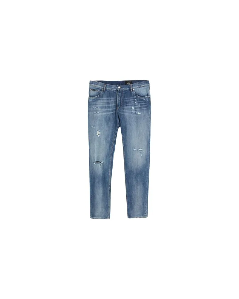 Dolce & Gabbana HOSEN & RÖCKE - Jeanshosenauf YOOX.COM Blau