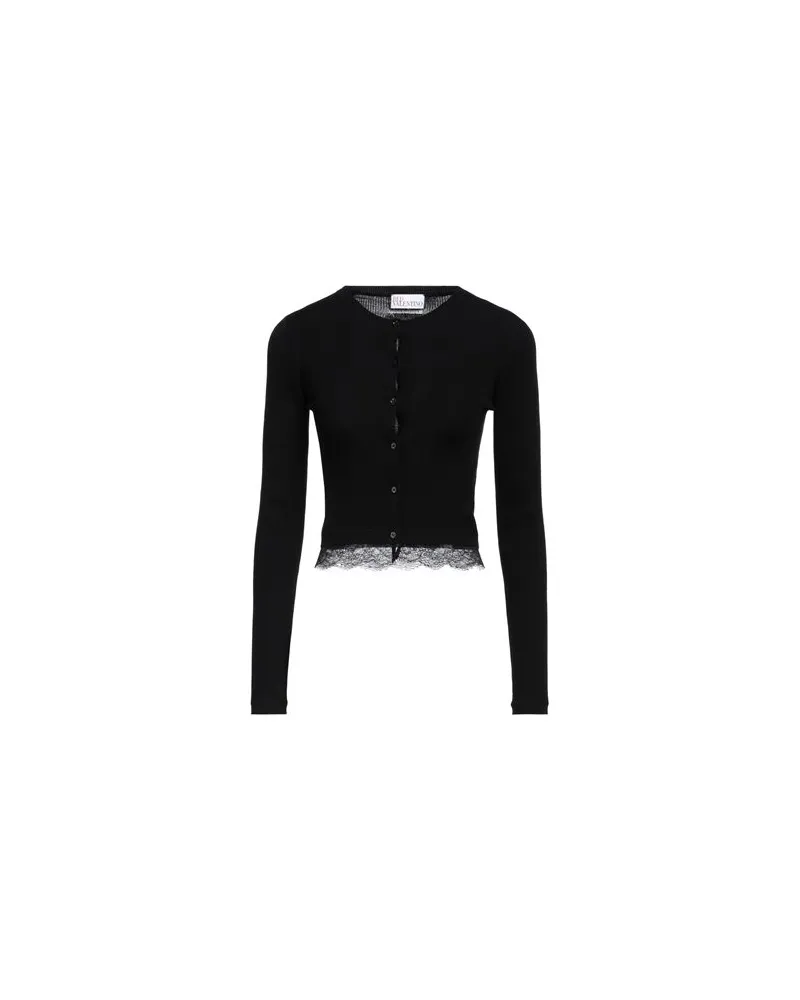 RED Valentino STRICKWAREN - Strickjackenauf YOOX.COM Schwarz