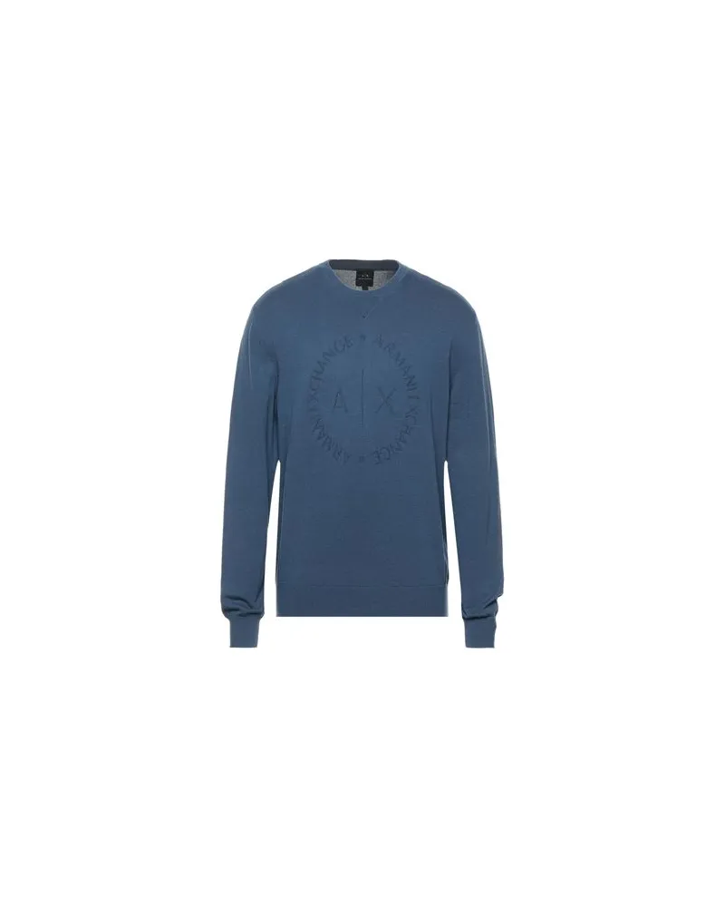 Armani Exchange STRICKWAREN - Pulloverauf YOOX.COM Taubenblau