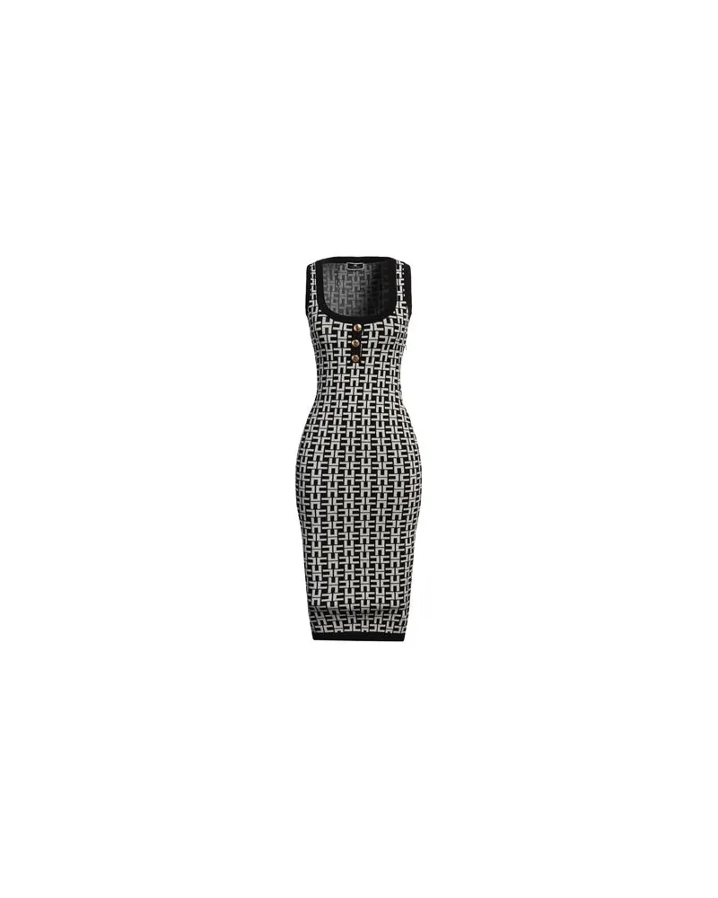 Elisabetta Franchi KLEIDER - Midi-Kleiderauf YOOX.COM Schwarz