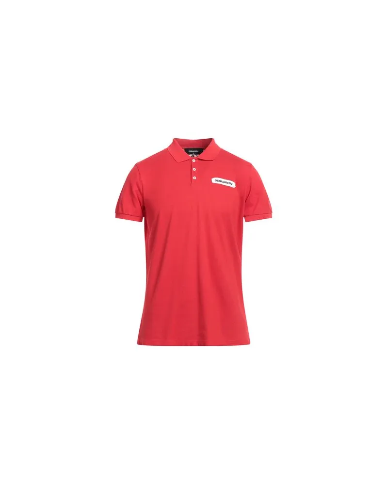 Dsquared2 TOPS - Poloshirtsauf YOOX.COM Rot