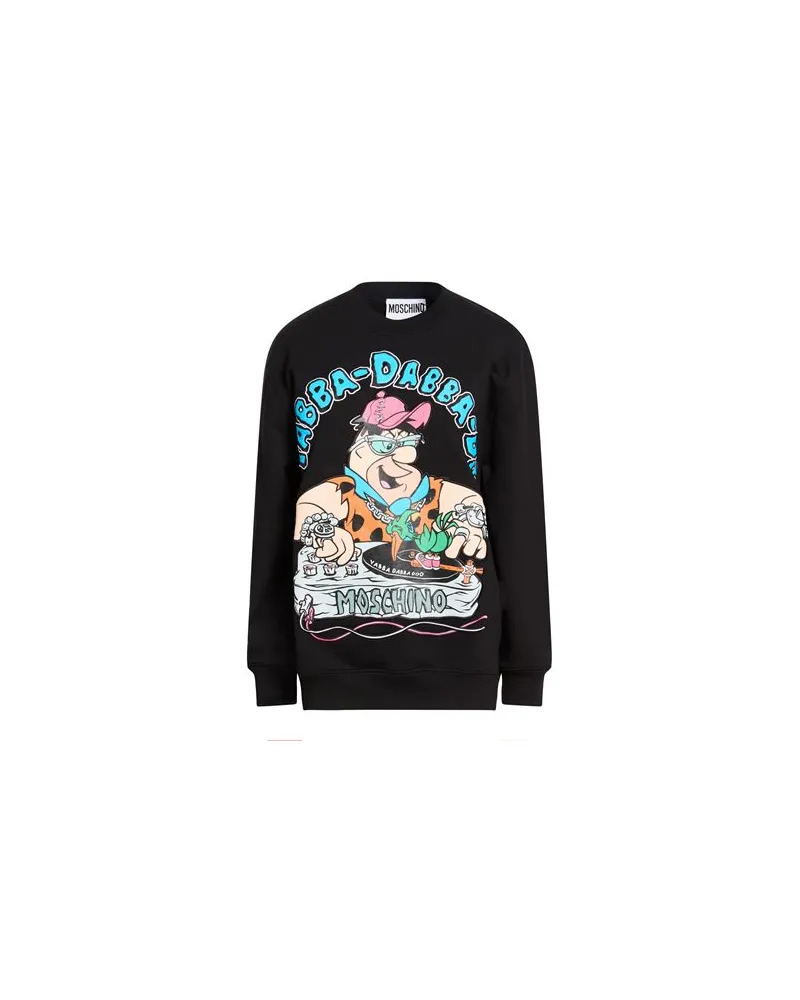 Moschino COUTURE + THE FLINTSTONES - TOPS - Sweatshirtsauf YOOX.COM Schwarz