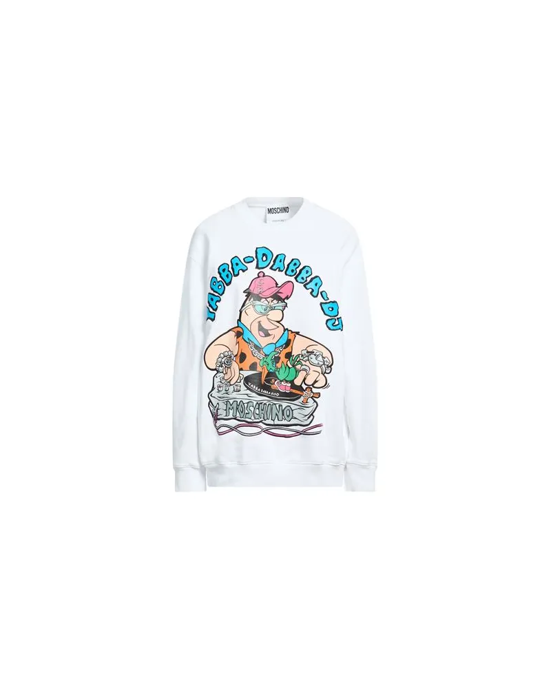 Moschino COUTURE + THE FLINTSTONES - TOPS - Sweatshirtsauf YOOX.COM Weiß