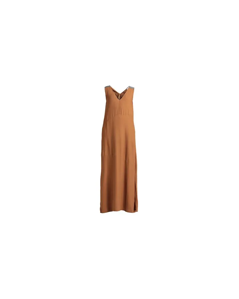 Fabiana Filippi KLEIDER - Maxi-Kleiderauf YOOX.COM Kamel