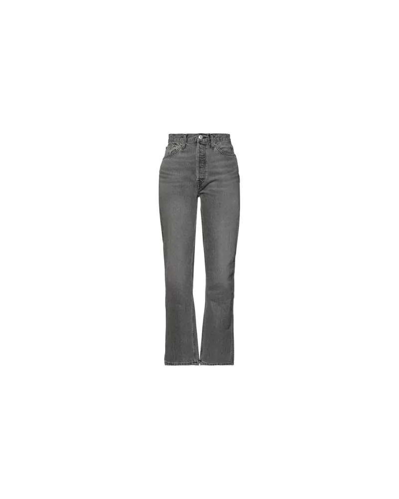 RE/DONE HOSEN & RÖCKE - Jeanshosenauf YOOX.COM Schwarz