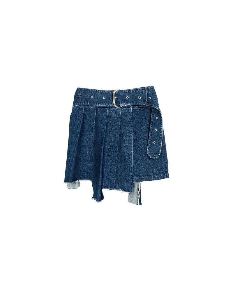 OFF-WHITE HOSEN & RÖCKE - Jeansröckeauf YOOX.COM Blau