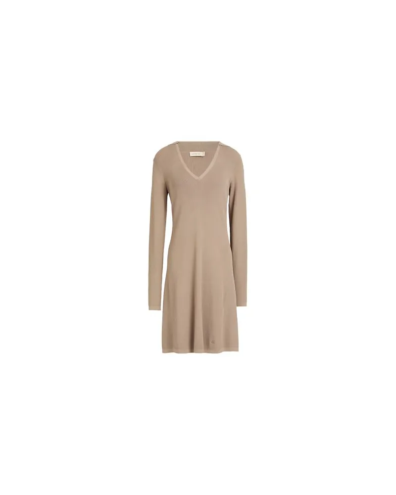 Calvin Klein KLEIDER - Mini-Kleiderauf YOOX.COM Maulwurfsgrau