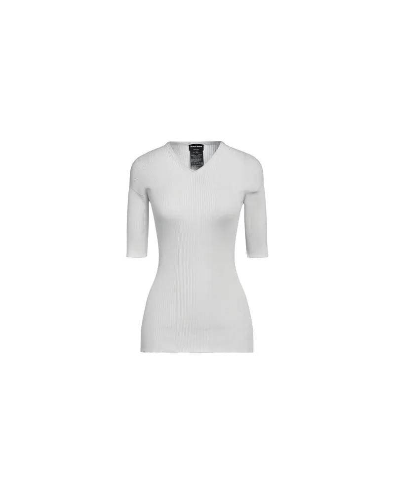 Giorgio Armani STRICKWAREN - Pulloverauf YOOX.COM Hellgrau
