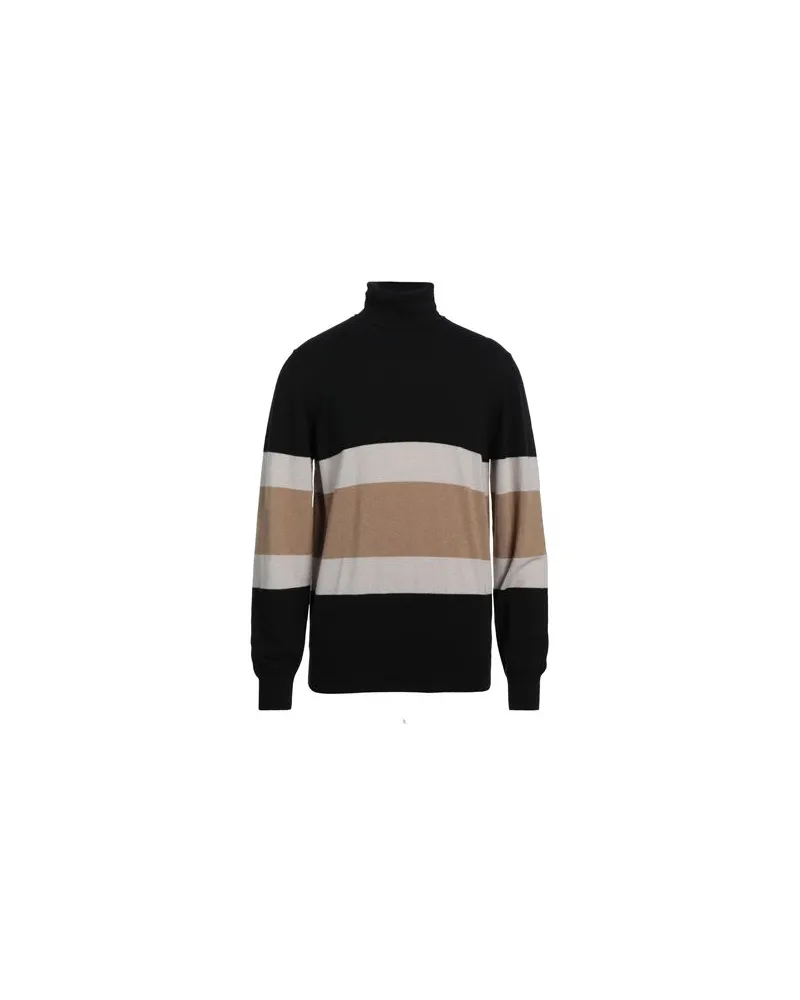 Alpha Studio STRICKWAREN - Rollkragenpulloverauf YOOX.COM Schwarz