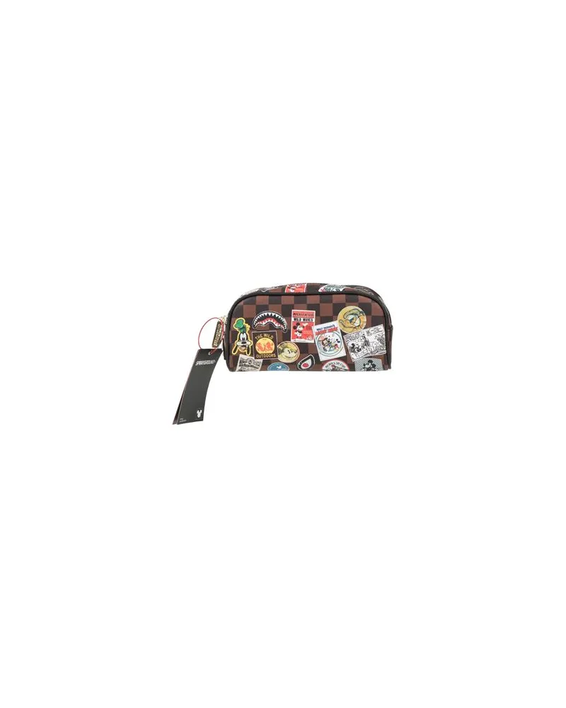 Sprayground MICKEY MOUSE GLOBAL MOGUL POUCH - KOFFER & CO. - Beauty Casesauf YOOX.COM Braun
