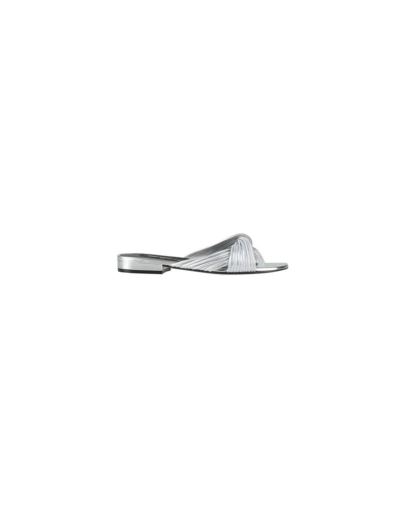 Sergio Rossi SCHUHE - Sandalenauf YOOX.COM Silber