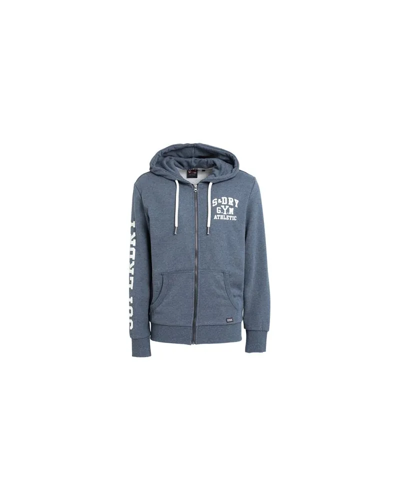 Superdry. TOPS - Sweatshirtsauf YOOX.COM Taubenblau