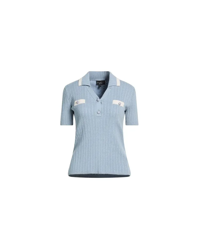 Emporio Armani ICON - STRICKWAREN - Pulloverauf YOOX.COM Taubenblau