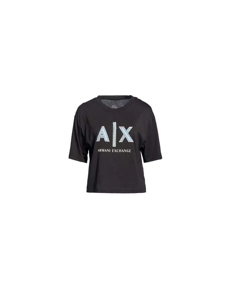Armani Exchange TOPS - T-shirtsauf YOOX.COM Schwarz