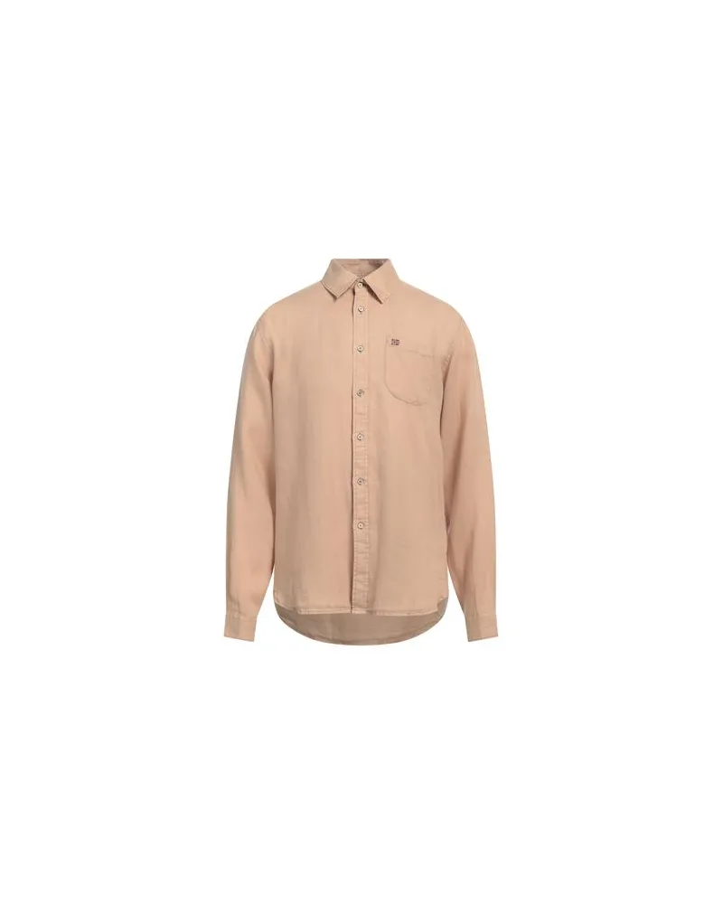 Napapijri TOPS - Hemdenauf YOOX.COM Sand