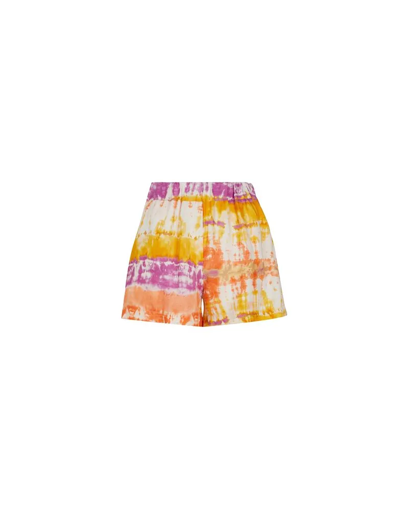 8 by Yoox PRINTED VISCOSE PULL-ON SHORTS  - HOSEN & RÖCKE - Shorts & Bermudashortsauf YOOX.COM Gelb