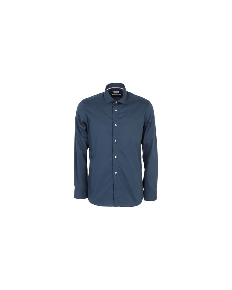 AT.P.CO TOPS - Hemdenauf YOOX.COM Blau