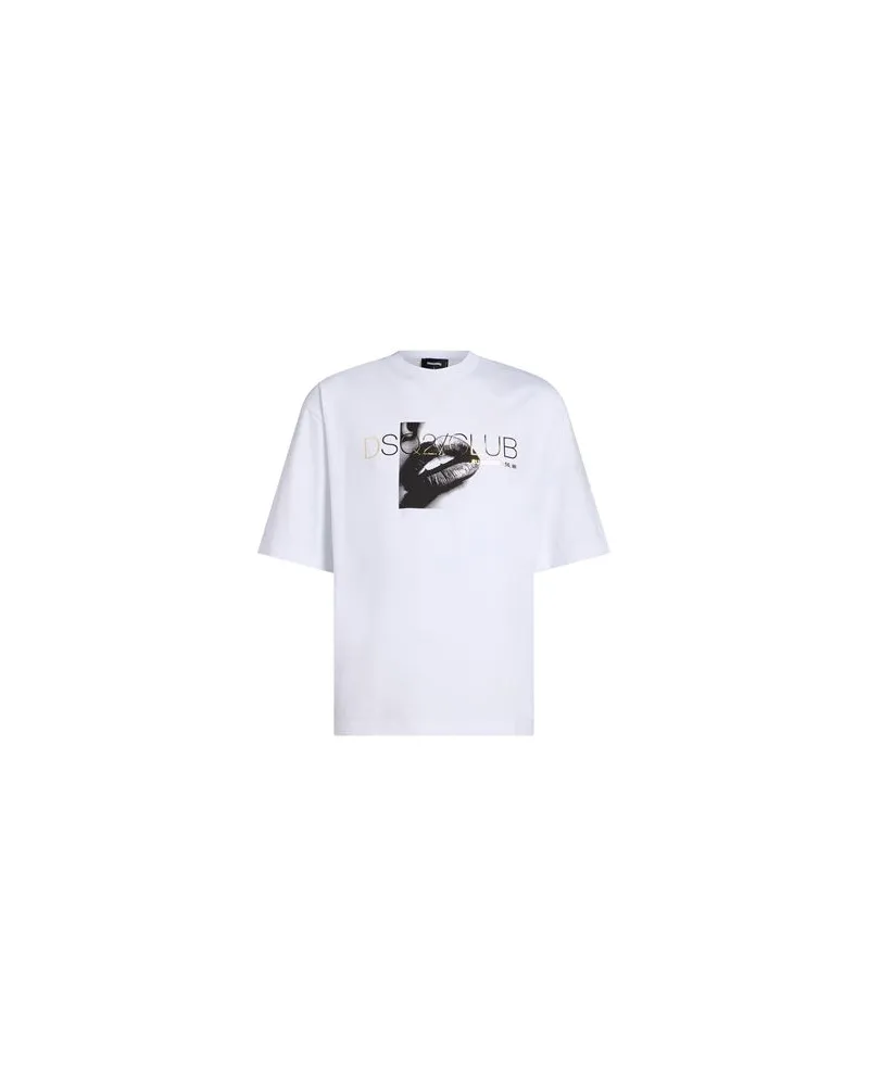 Dsquared2 TOPS - T-shirtsauf YOOX.COM Weiß