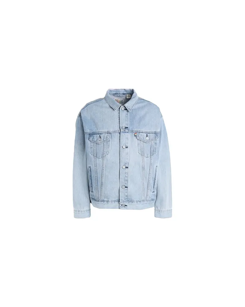 Levi's TRUCKER   - JACKEN & MÄNTEL - Jeansjacken/Mäntelauf YOOX.COM Blau