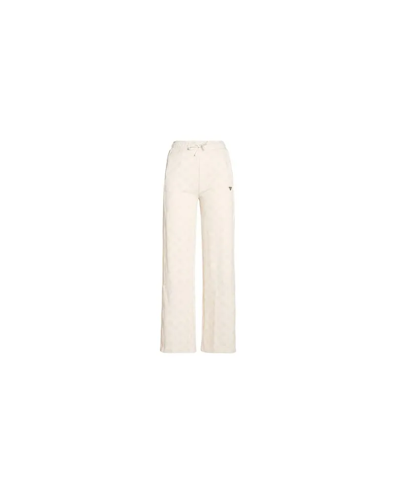 Guess HOSEN & RÖCKE - Hosenauf YOOX.COM Elfenbein