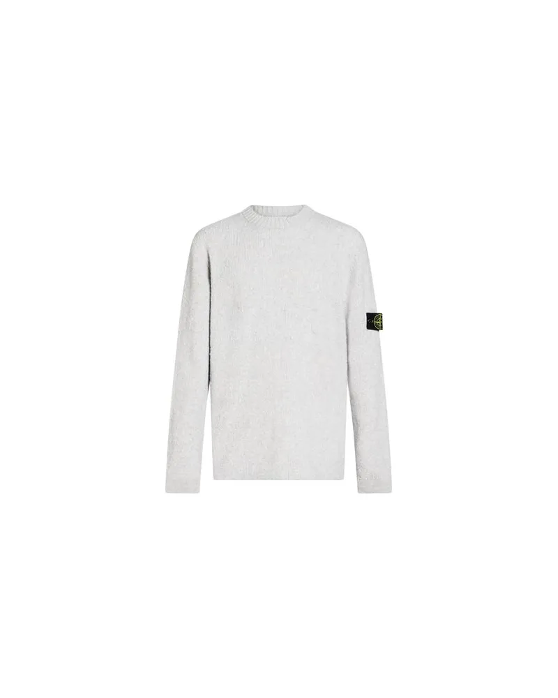 Stone Island STRICKWAREN - Pulloverauf YOOX.COM Hellgrau