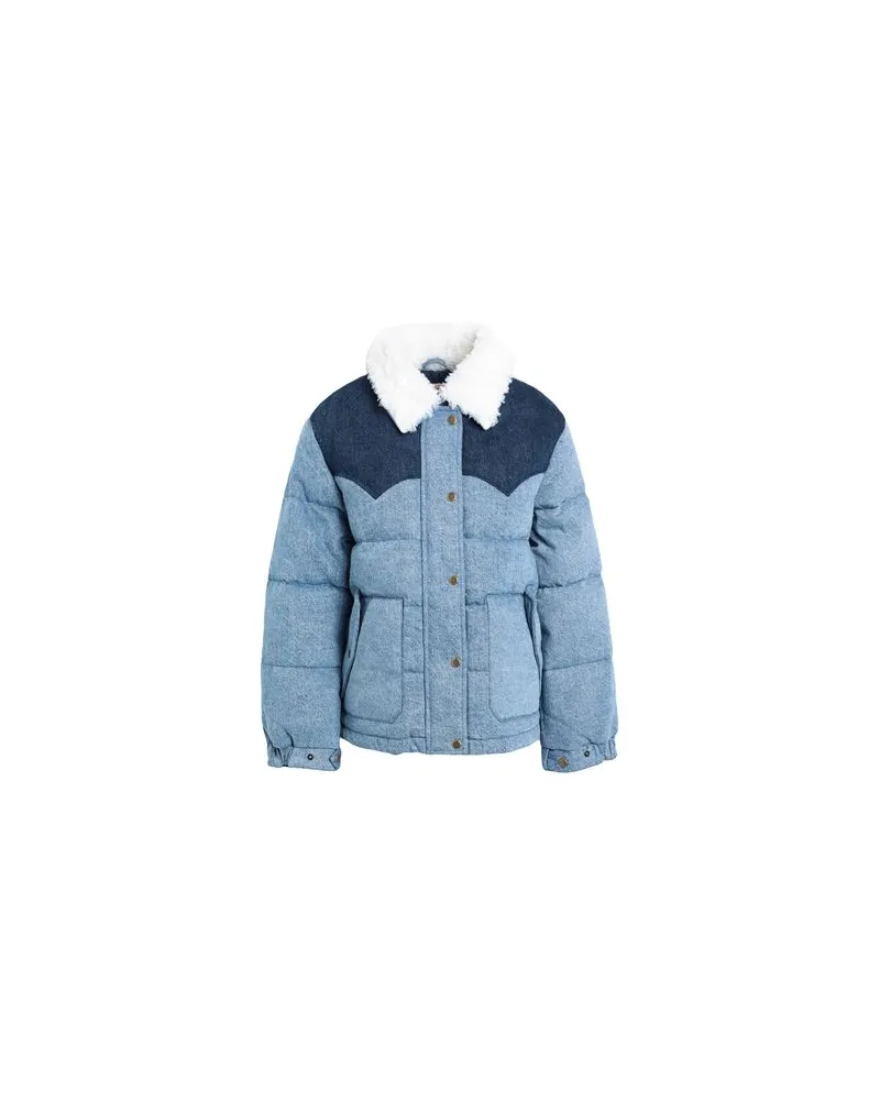 Levi's LA WESTERN PUFF BLUES  - JACKEN & MÄNTEL - Pufferjacken & Daunenjackenauf YOOX.COM Blau