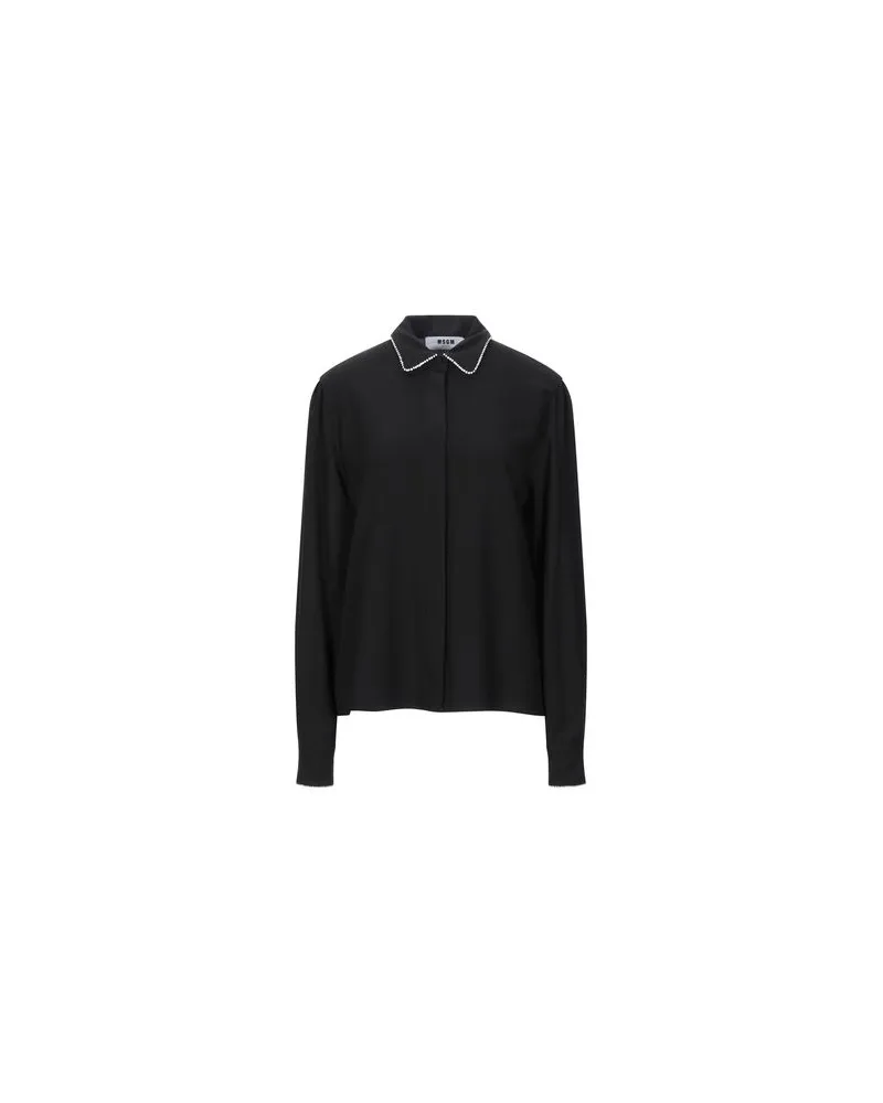 MSGM TOPS - Hemdenauf YOOX.COM Schwarz