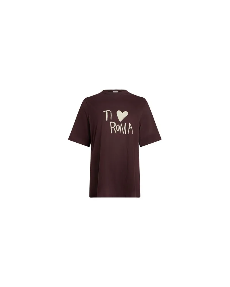 ALYSI CRÈME - TOPS - T-shirtsauf YOOX.COM Schokobraun