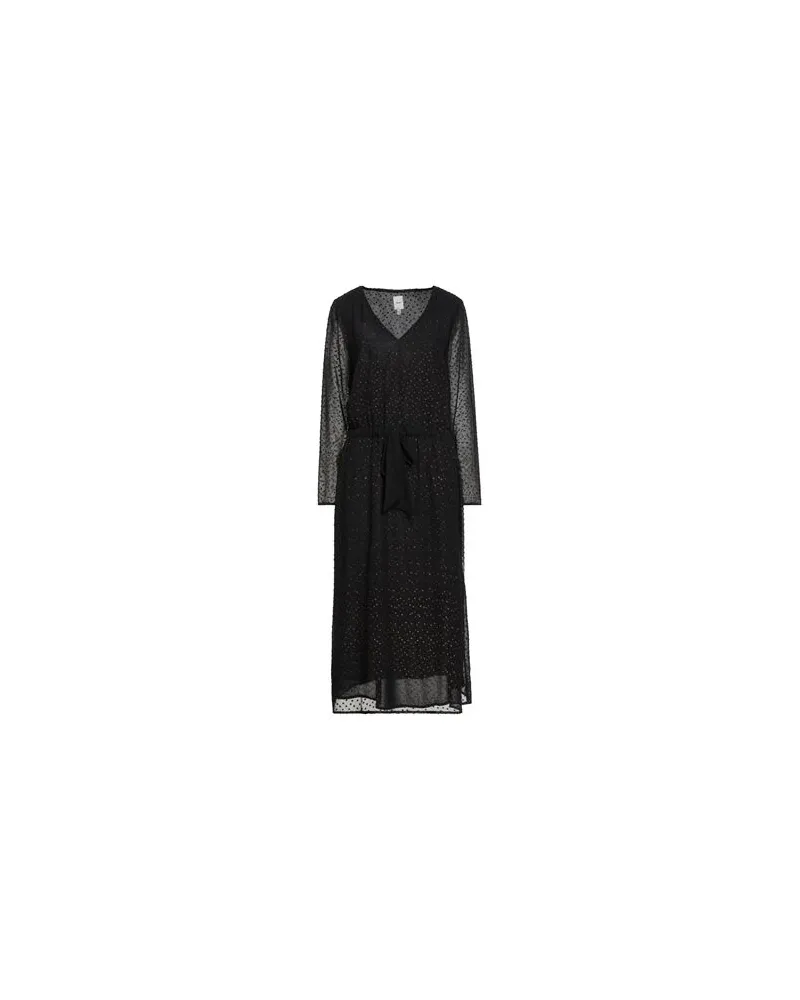 ICHI KLEIDER - Midi-Kleiderauf YOOX.COM Schwarz