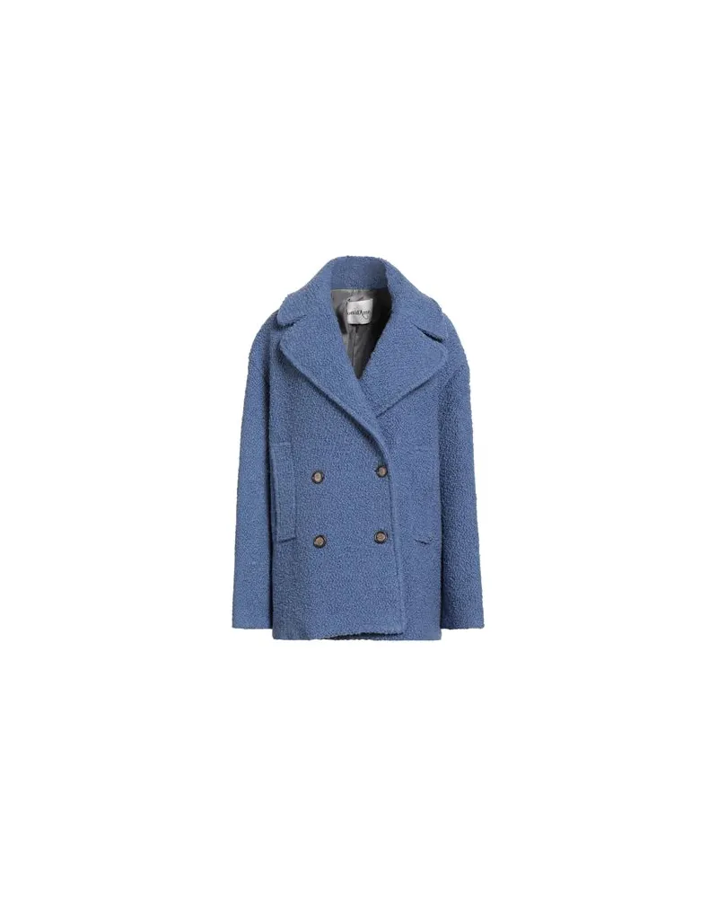 ottod’Ame JACKEN & MÄNTEL - Mäntelauf YOOX.COM Taubenblau