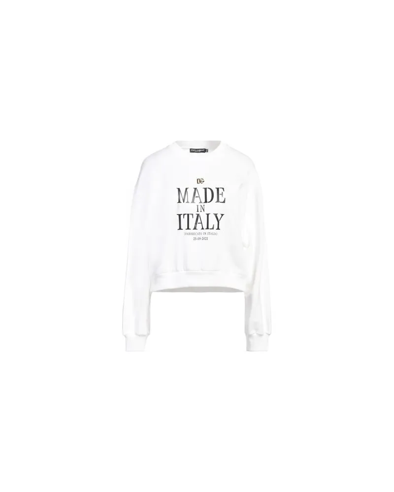 Dolce & Gabbana TOPS - Sweatshirtsauf YOOX.COM Weiß