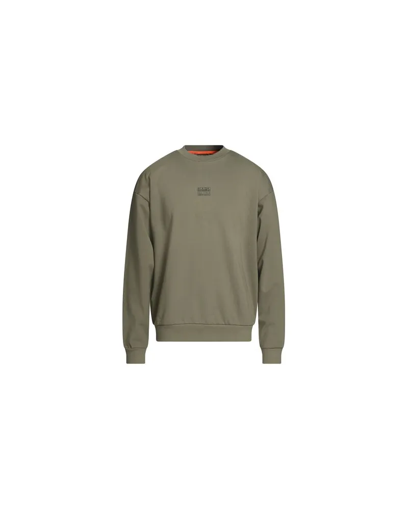 Napapijri TOPS - Sweatshirtsauf YOOX.COM Militärgrün